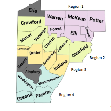 Western PA CoC - Coordinated Entry Regions
